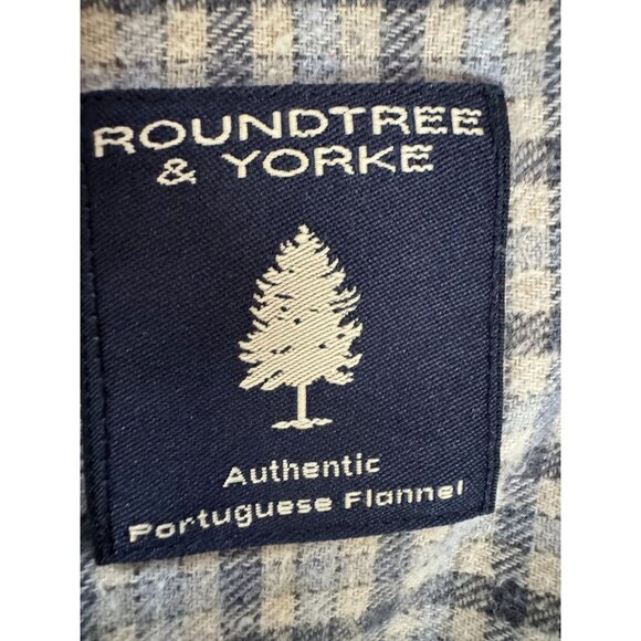 Roundtree & Yorke Authentic Portuguese Flannel Men’s Plaid Button-Down Shirt L - Picture 5 of 16